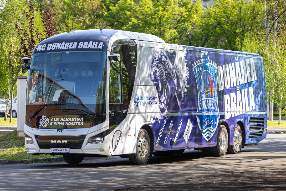Dunărea Brăila se plimbă cu autocar de 500.000 de euro! Nici echipele din Superliga nu se pot lăuda cu așa ceva