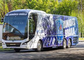 Dunărea Brăila se plimbă cu autocar de 500.000 de euro! Nici echipele din Superliga nu se pot lăuda cu așa ceva
