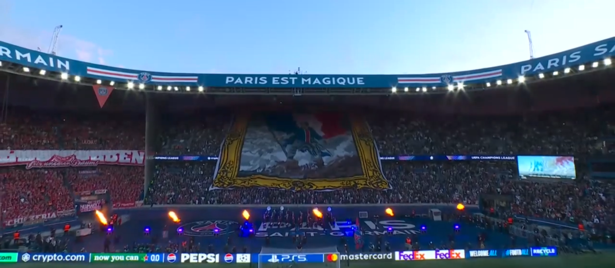 Coregrafie spectaculoasă la PSG - Bayern