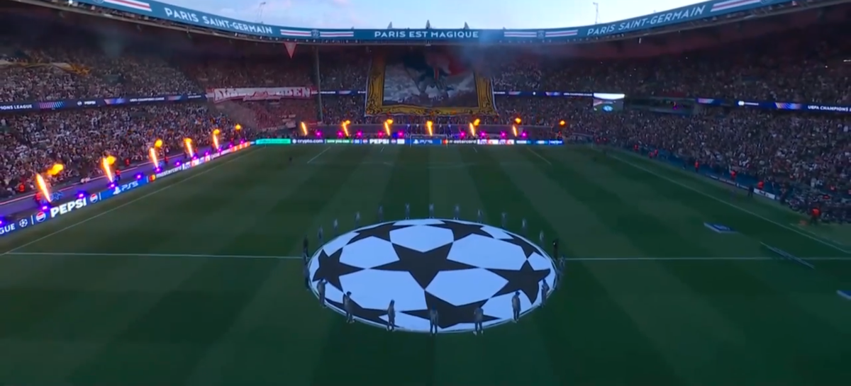 Coregrafie spectaculoasă la PSG - Bayern