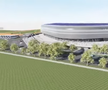 Cum va arăta noua arenă „Nicolae Dobrin” // Capturi FOTO@ Primăria Municipiului Pitești