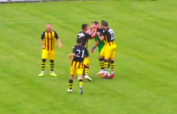 Portarul-golgeter a lovit din nou și o ține pe SR Brașov în Liga 3! Reușită magistrală din lovitură liberă