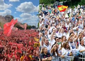 Atmosferă de senzație la Liverpool - Real Madrid, finala Ligii Campionilor 2022! Echipele au ajuns la stadion + englezii au mai mulți fani la meci