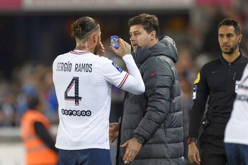 Sergio Ramos și Mauricio Pochettino/ foto: Imago Images