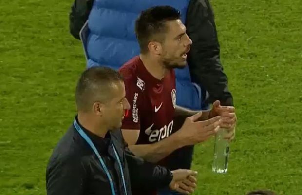 Camora dă vina pe alt coechipier pentru „roșul” văzut de Burcă: „El a zis ceva!”