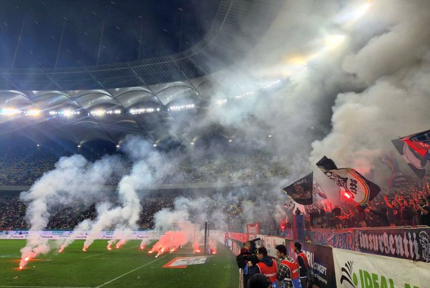 Jandarmeria București a anunțat sancțiunile primite de suporterii care au fost pe Arena Națională la FCSB - Rapid 1-5.