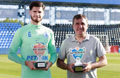 Jos pălăria pentru campioni! Tudor Băluță a fost ales „Jucătorul lunii mai”, iar Gheorghe Hagi - „Antrenorul lunii”! Cum s-a votat