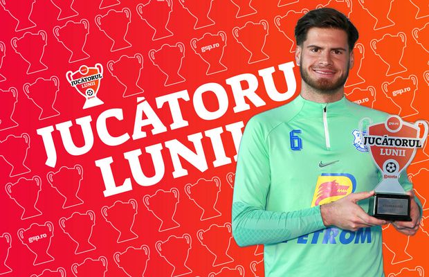 Tudor Băluță, „Jucătorul lunii mai”! Cum s-a votat + Declarațiile mijlocașului: „Am avut parte de cel mai bun fotbal al meu”