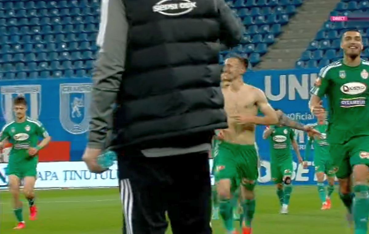 Au mers „glonț” la el după golul care a prăbușit-o pe Craiova: „O mare bucurie. S-au spus multe lucruri inexacte”