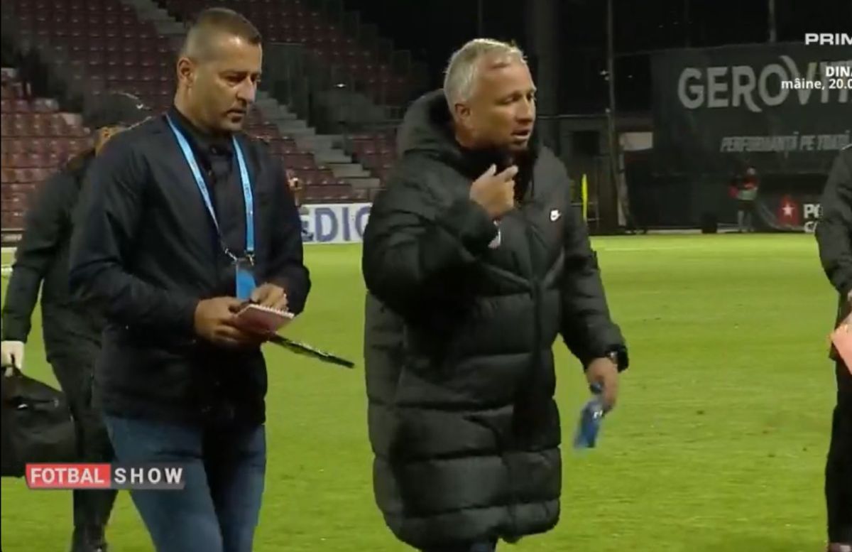 Concluzie după scandalul provocat de Dan Petrescu: „Cred că a fost ultimul meci pe banca lui CFR Cluj”