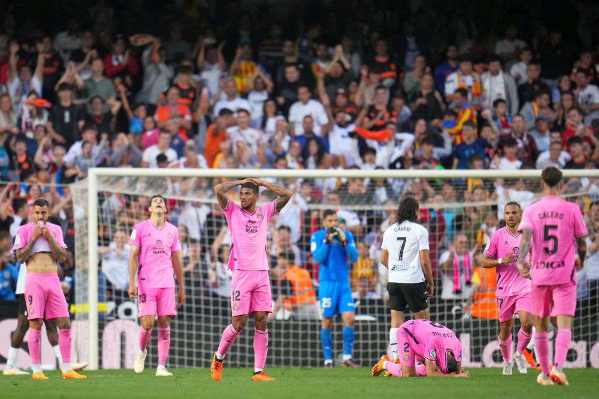 Valencia - Espanyol 2-2 » Derby nebun la retogradare! „Liliecii” au egalat în minutul 90+3, dar tot nu sunt siguri de rămânerea în La Liga