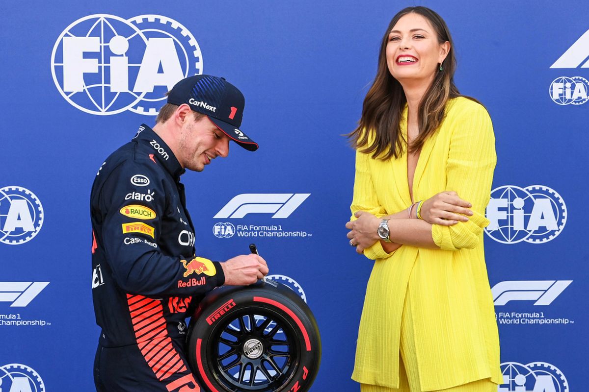 Maria Sharapova, apariție de lux la Marele Premiu din Monaco » L-a „eclipsat” pe Max Vertstappen și a întors toate privirile pe circuit