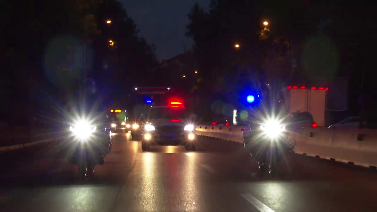 Imagini de neînțeles la sosirea lui Dinamo! » Gardă de onoare, antemergătoare BMW și circulație blocată + decorații de la ministrul de Interne