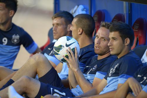 Novak Martinovic, al doilea de la dreapta la stânga, în perioada FCSB // foto: arhivă GSP