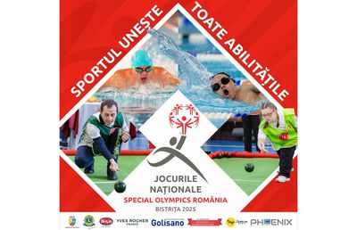 Jocurile Naționale Special Olympics România 2025 încep pe 30 mai la Bistrița: trei zile de competiție, incluziune și fair-play