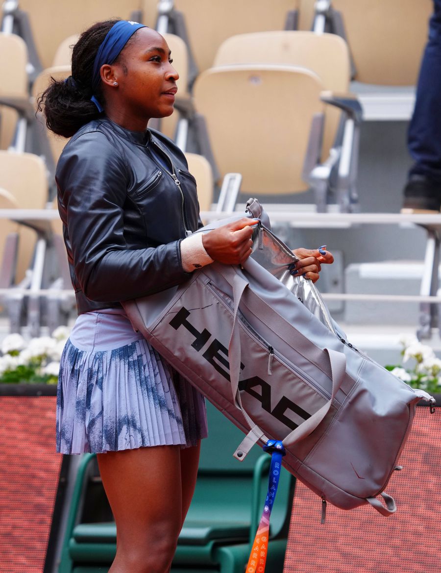 Coco Gauff a explicat de ce poartă o geacă de piele peste echipament: „Mă face să mă simt foarte puternică”
