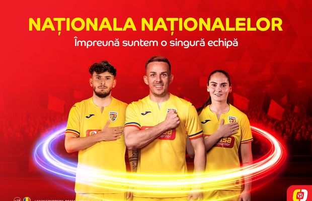 Casa Pariurilor susține toate Naționalele de Fotbal ale României