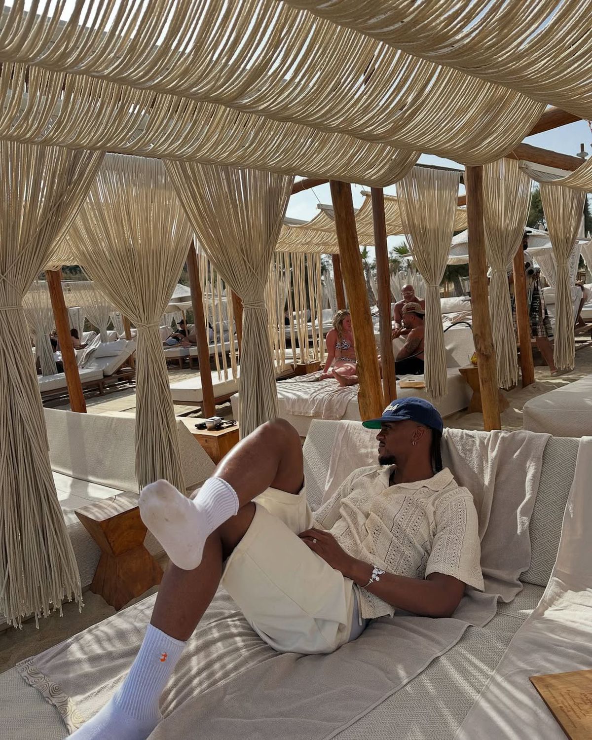 Siyabonga Ngezana, cu soția Mbali Malindi în vacanță în Mykonos