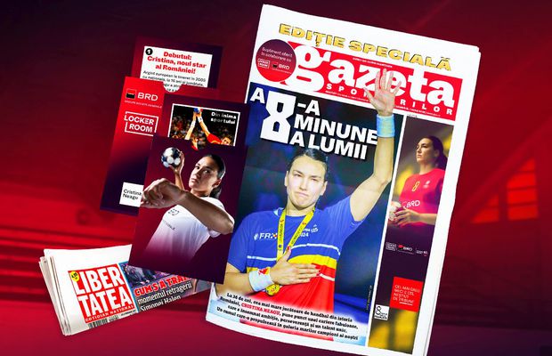 Cristina Neagu, a 8-a minune a lumii! Gazeta Sporturilor, ediție specială, AZI, doar cu Libertatea! BONUS: un set de cartonașe PREMIUM