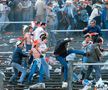 Imaginile Dezastrului Heysel produs pe 29 mai 1985 la Bruxelles, la finala Cupei Campionilor Europeni, Juventus - Liverpool / Foto: Facebook