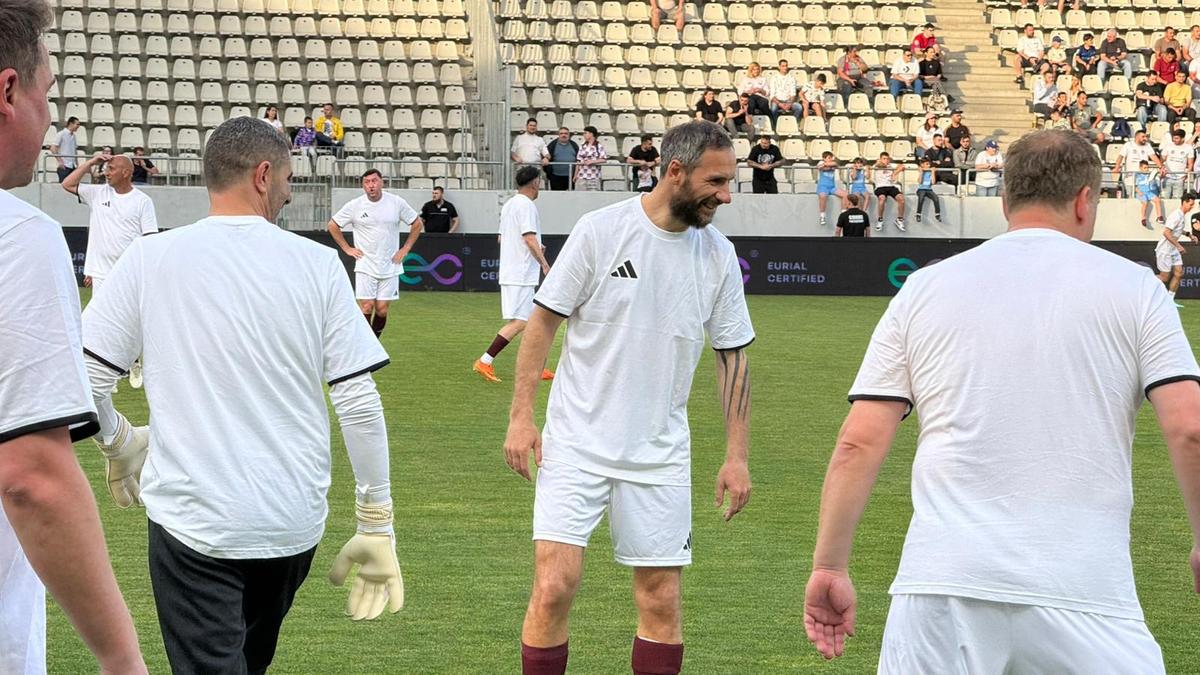 Lucian Burdujan la meciul FCSB - Rapid