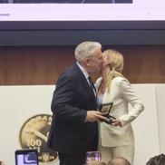 Mugur Isărescu și Nadia Comâneci FOTO Roxana Fleșeru