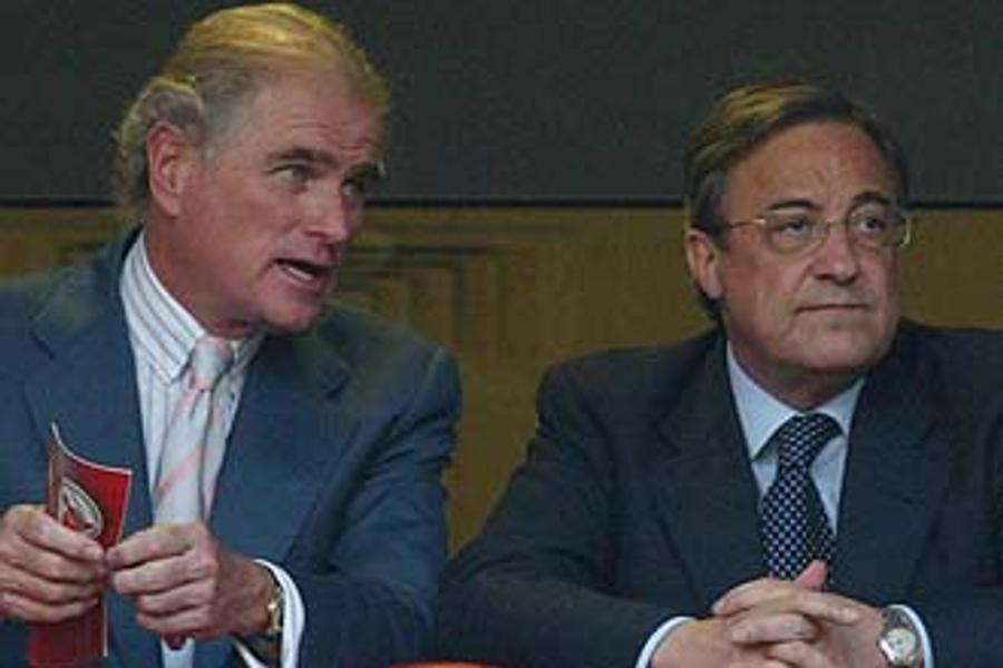 Ramon Claderon și Florentino Perez / foto: Marca Fostul președinte al lui Real Madrid îl atacă pe Florentino Perez: „Este mai senil decât credeam”