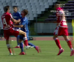 DINAMO - VOLUNTARI. FOTO A părăsit terenul în lacrimi după o lovitură dureroasă, fără minge!