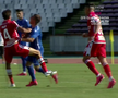DINAMO - VOLUNTARI. FOTO A părăsit terenul în lacrimi după o lovitură dureroasă, fără minge!
