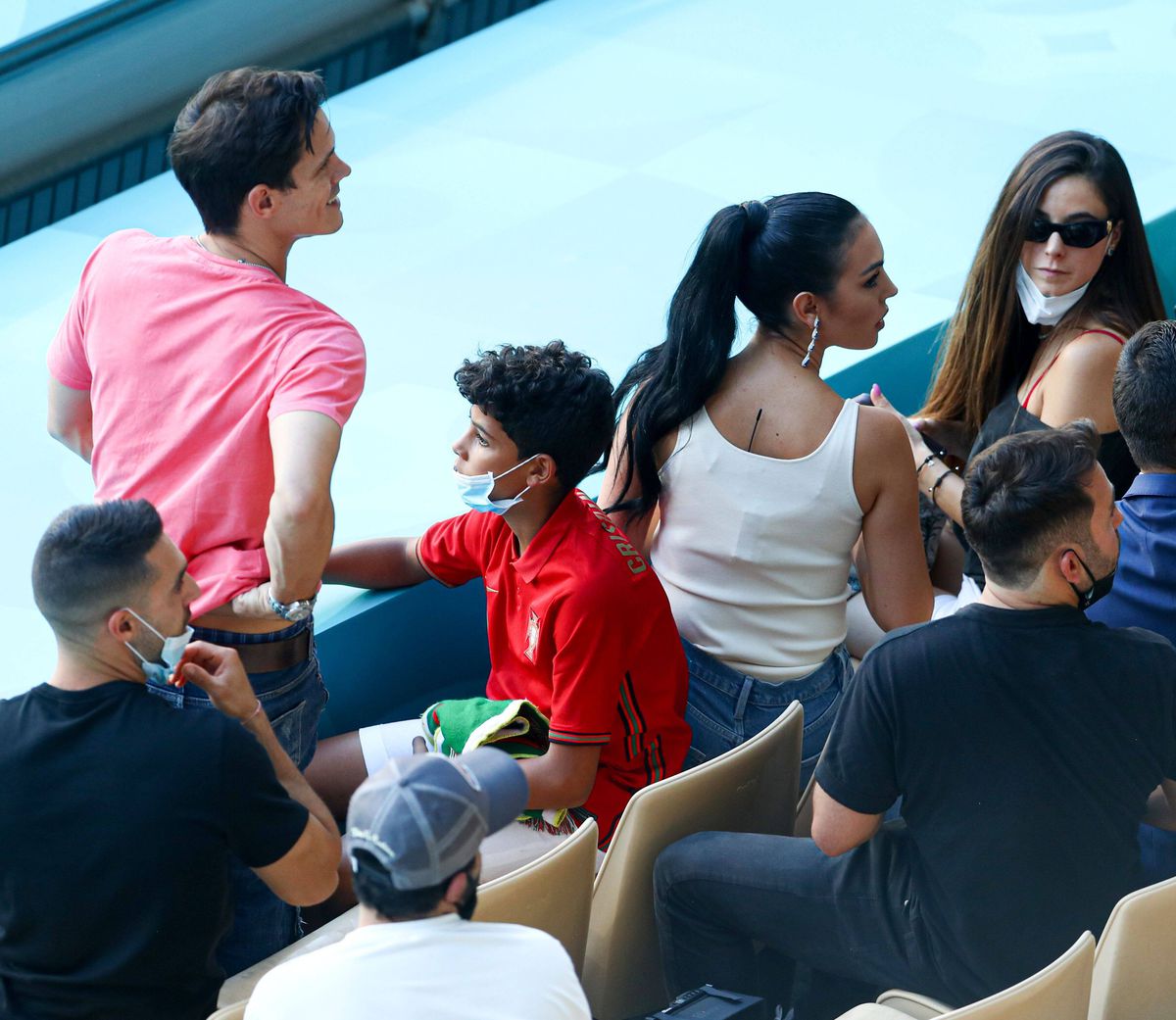 Georgina și Cristiano pe Netflix? Cum a apărut iubita lui Ronaldo la Belgia - Portugalia