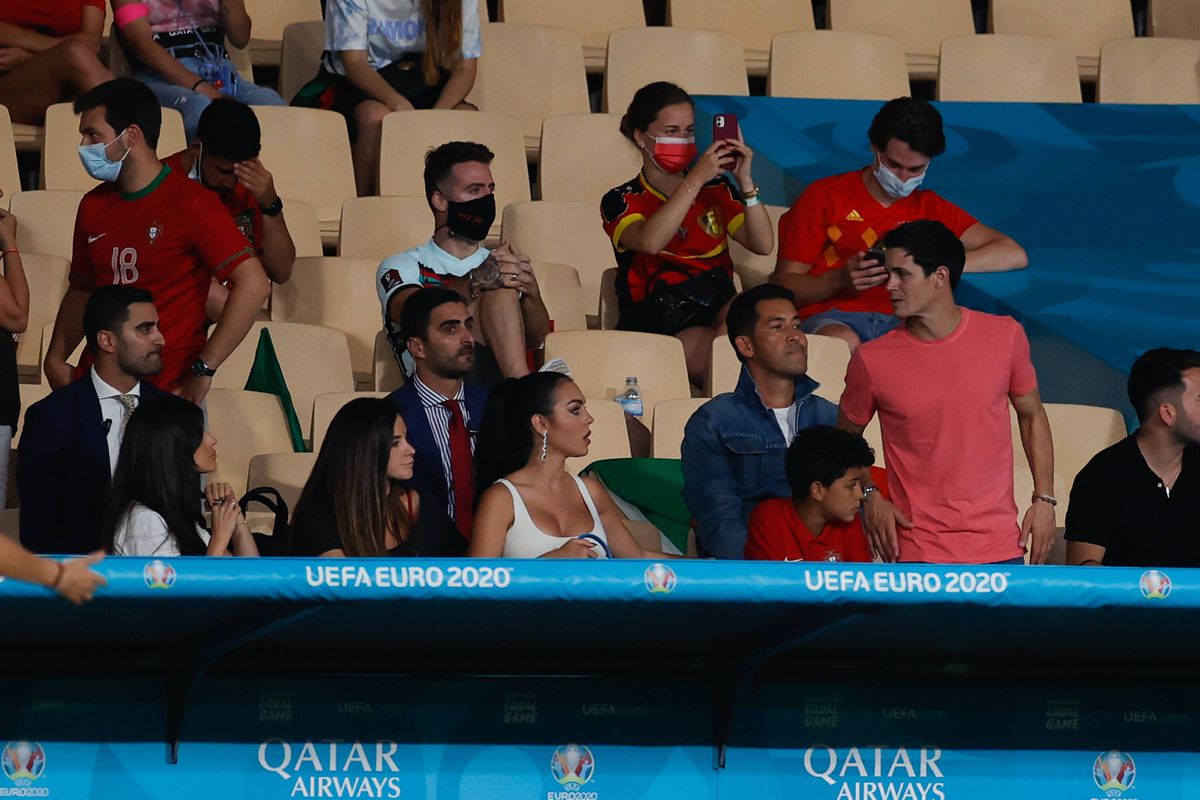 Georgina și Cristiano pe Netflix? Cum a apărut iubita lui Ronaldo la Belgia - Portugalia