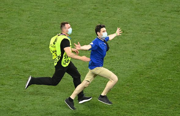 Un suporter a pătruns pe teren la Franța - Elveția! Ce tricou purta + Imaginile surprinse pe Arena Națională