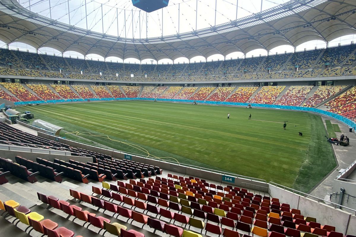 GSP.RO a intrat pe Arena Națională în ziua în care s-au finalizat lucrările la noul gazon » Cum arată terenul de 500.000 de euro