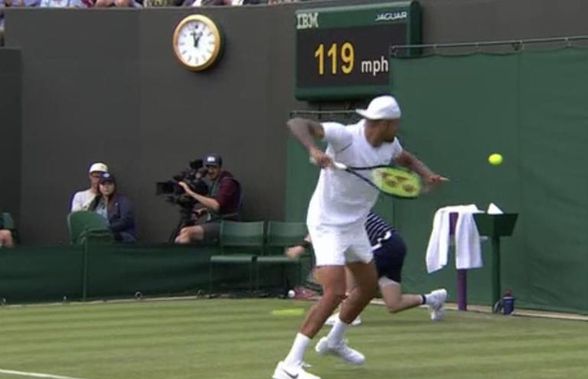Nick Kyrgios, scandal încă din primul tur la Wimbledon: „Rasismul e în regulă, dar două dungi pe șapcă nu?!”