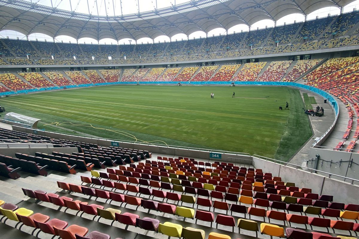 GSP.RO a intrat pe Arena Națională în ziua în care s-au finalizat lucrările la noul gazon » Cum arată terenul de 500.000 de euro