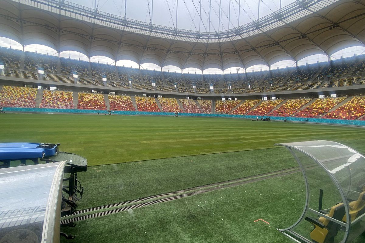 GSP.RO a intrat pe Arena Națională în ziua în care s-au finalizat lucrările la noul gazon » Cum arată terenul de 500.000 de euro