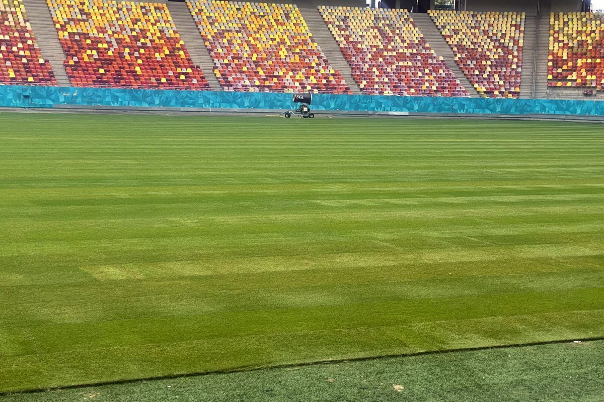 GSP.RO a intrat pe Arena Națională în ziua în care s-au finalizat lucrările la noul gazon » Cum arată terenul de 500.000 de euro