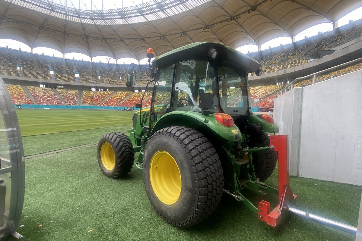 GSP.RO a intrat pe Arena Națională în ziua în care s-au finalizat lucrările la noul gazon » Cum arată terenul de 500.000 de euro