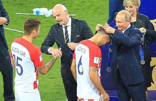 Jucătorul croat care a primit o medalie de la Putin ignoră războiul: „N-am nimic împotriva Rusiei”