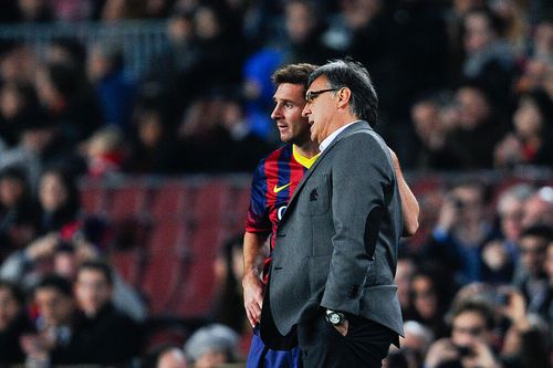 Lionel Messi și Gerardo Martino, la Barcelona, în 2014 / FOTO: GettyImages