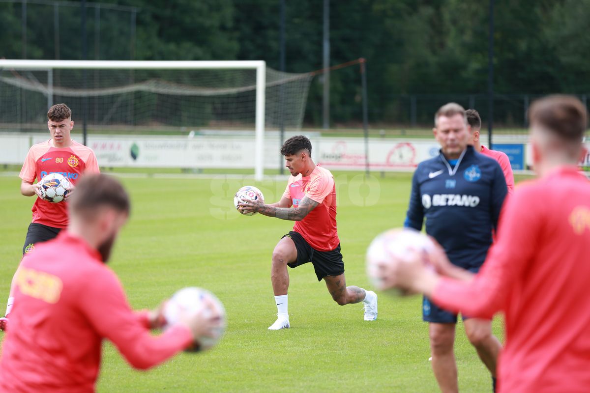 „Să consemnați cu exactitate cine a câștigat!” » SHOW cu MM, Charalabous și Mache la fotbal-tenis, în cantonamentul FCSB