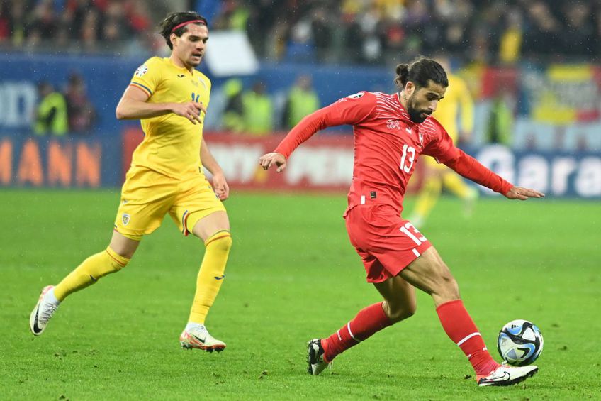 Ricardo Rodriguez în meciul România - Elveția 1-0 / Foto: Imago Images