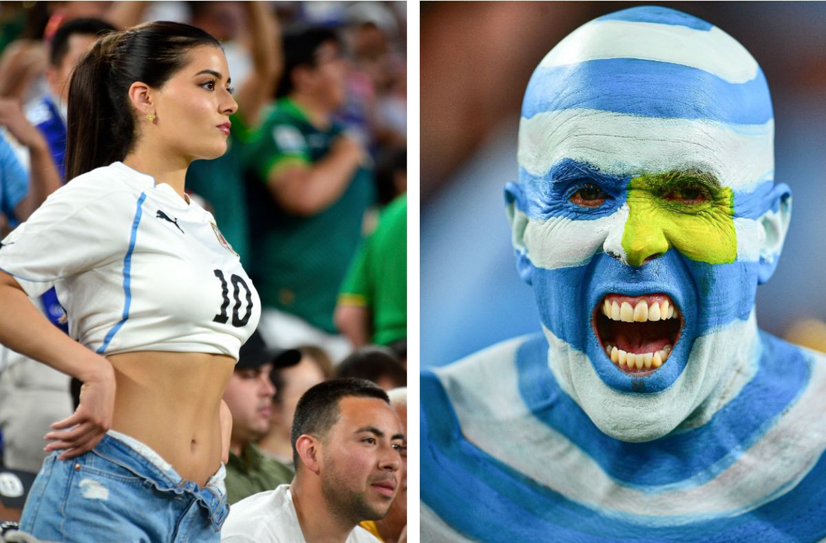 Credeați că le-ați văzut pe toate la Euro? Fanii din Uruguay sunt la alt nivel: mixt de frumusețe și culoare