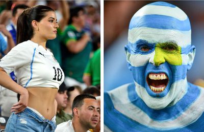 Credeați că le-ați văzut pe toate la Euro? Fanii din Uruguay sunt la alt nivel: mixt de frumusețe și culoare
