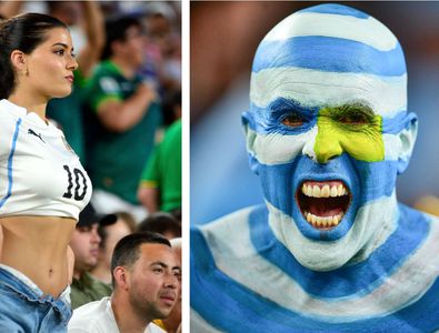 Credeați că le-ați văzut pe toate la Euro? Fanii din Uruguay sunt la alt ...