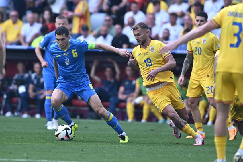 Taras Stepanenko (numărul 6) în România - Ucraina 3-0 / Foto: Imago Images