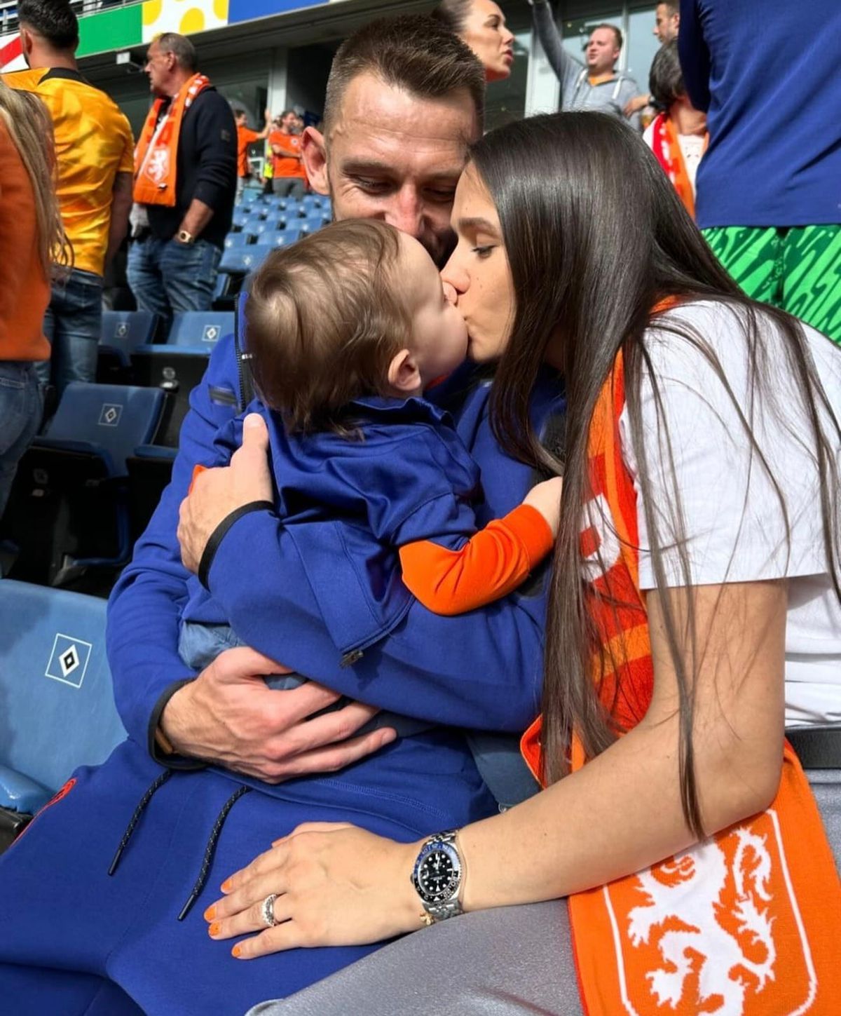 Familia de Vrij: Stefan, Doina și Nolan. Imagini frumoase