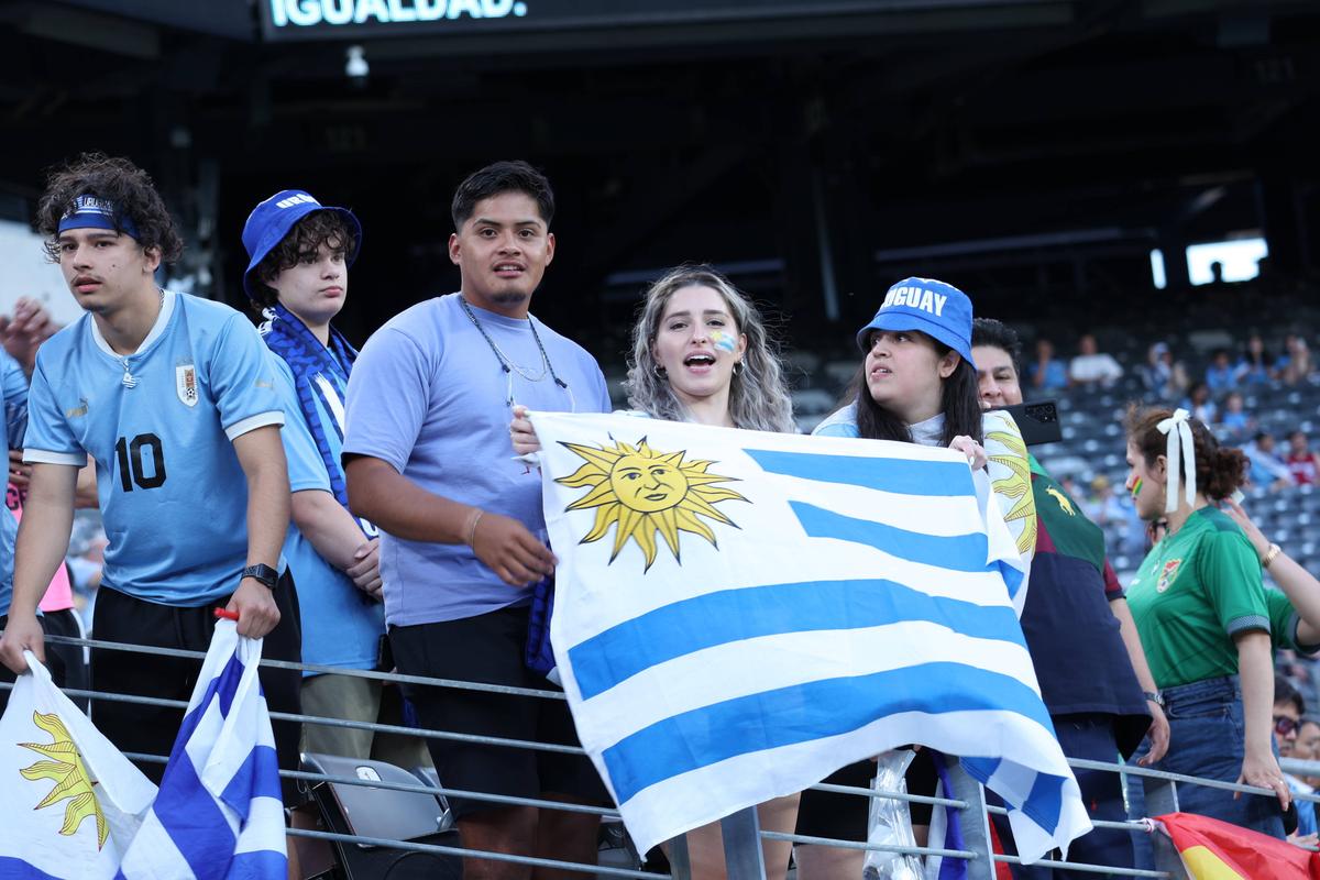 Fanii din Uruguay fac spectacol la Copa America