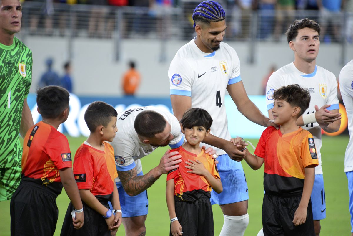 Fanii din Uruguay fac spectacol la Copa America