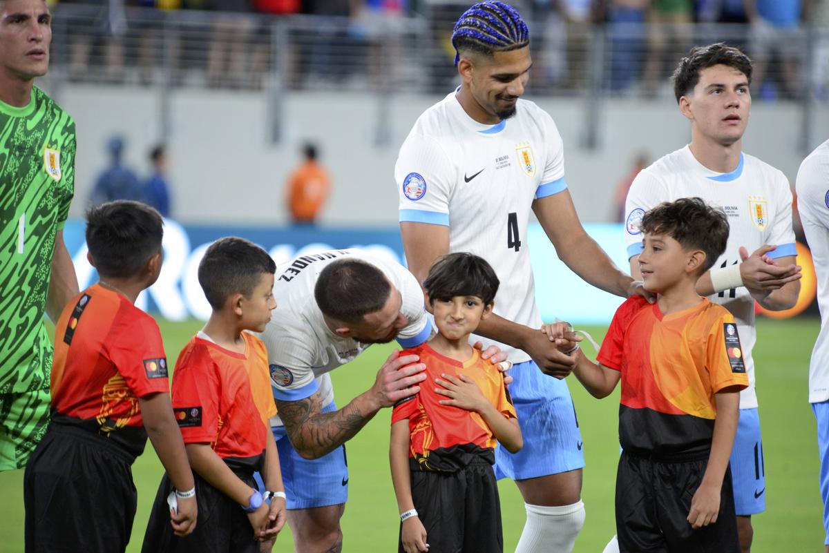 Fanii din Uruguay fac spectacol la Copa America